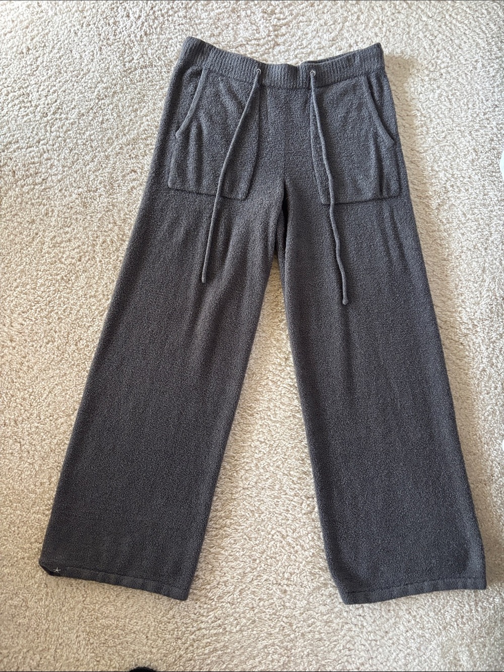Barefoot Dreams Cozy Wide-Leg Lounge Pants - Charcoal